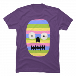 rainbow skull shirt